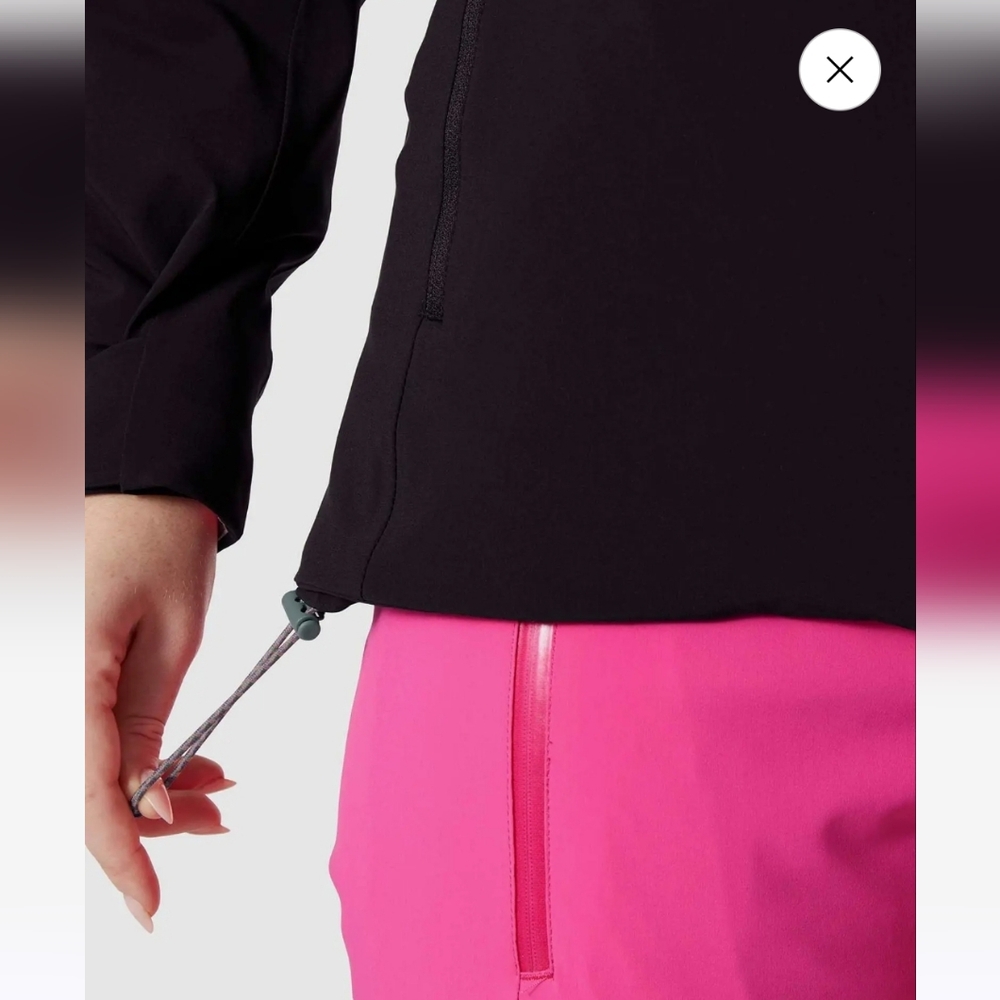 NWT HELLY HANSEN Women's Size MEDIUM HELLY TECH PROFESSIONAL Pink & Black Jacket - Picture 11 of 14